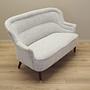 2-Sitzer Sofa Mischgewebe Weiß 1960er Jahre 10