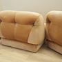 Modular corner sofa velvet 1960s 13
