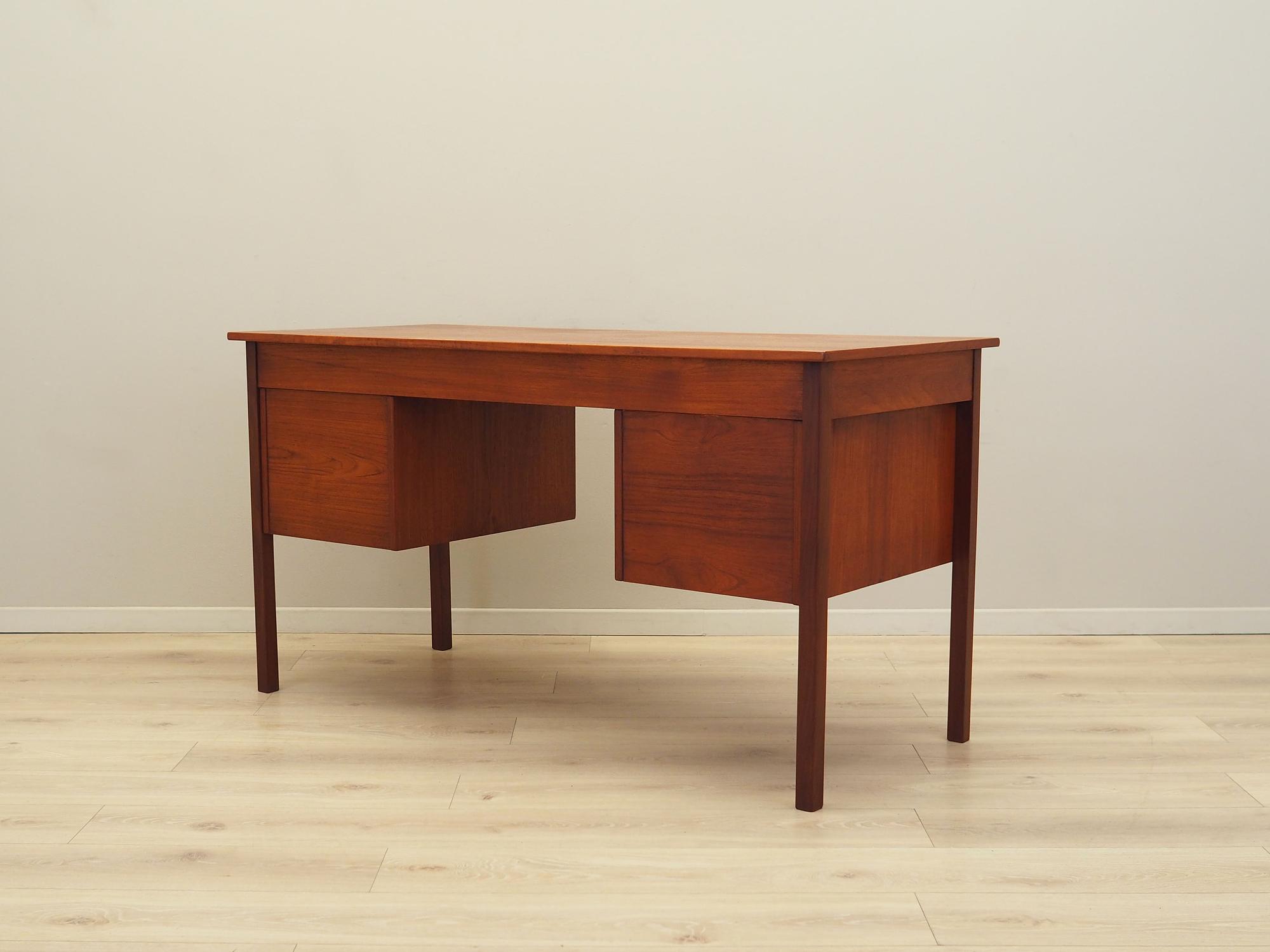 Schreibtisch Teakholz 1970er Jahre 13