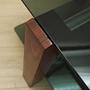 Glass table, Italian Design, 70s, Production: Italy 11