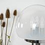Stehlampe Metall Glas 1970er Jahre 10