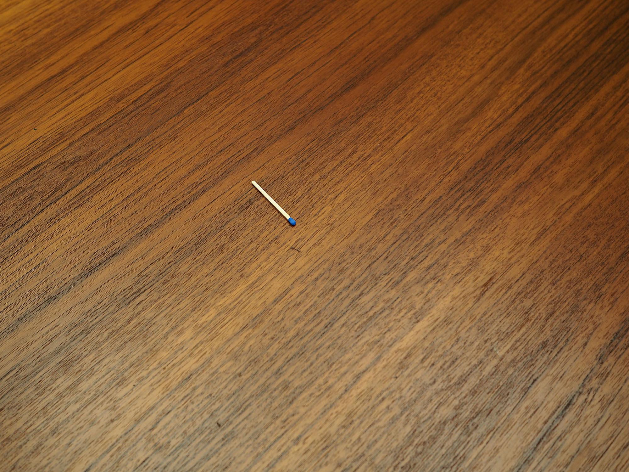 Teak desk wood veneer 1970s  13