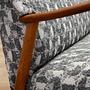 Colorful Oak Sofa 1970s 13