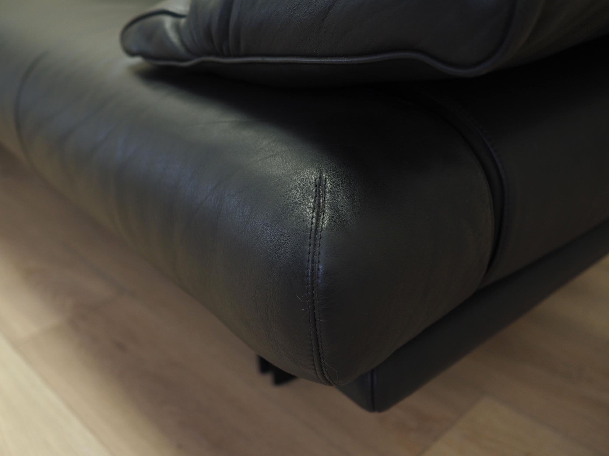 Alanda Sofa Leder 1980er Jahre 12