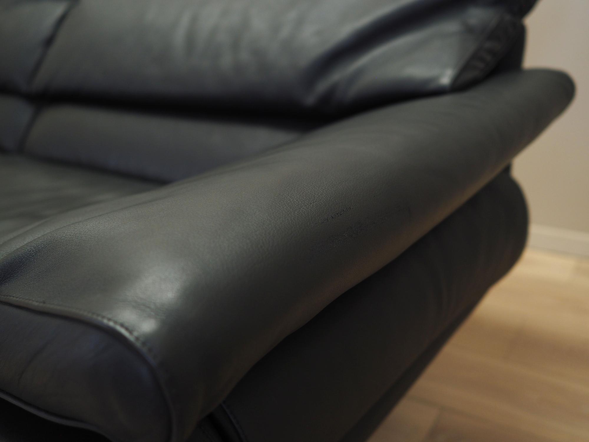 Alanda Sofa Leder 1980er Jahre 11