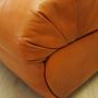 Sessel Leder Braun 1970er Jahre 14