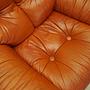 Armchair Leather Brown 1970s 10
