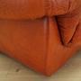 Sessel Leder Braun 1970er Jahre 12