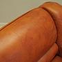 Sessel Leder Braun 1970er Jahre 11