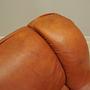 Sessel Leder Braun 1970er Jahre 12