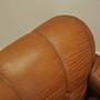 Sessel Leder Braun 1970er Jahre 11