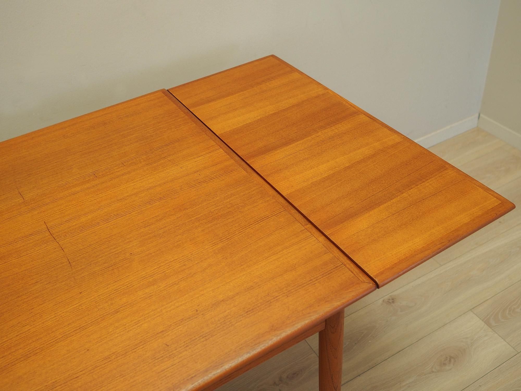 Teak-Tisch 1970er Jahre Braun 13
