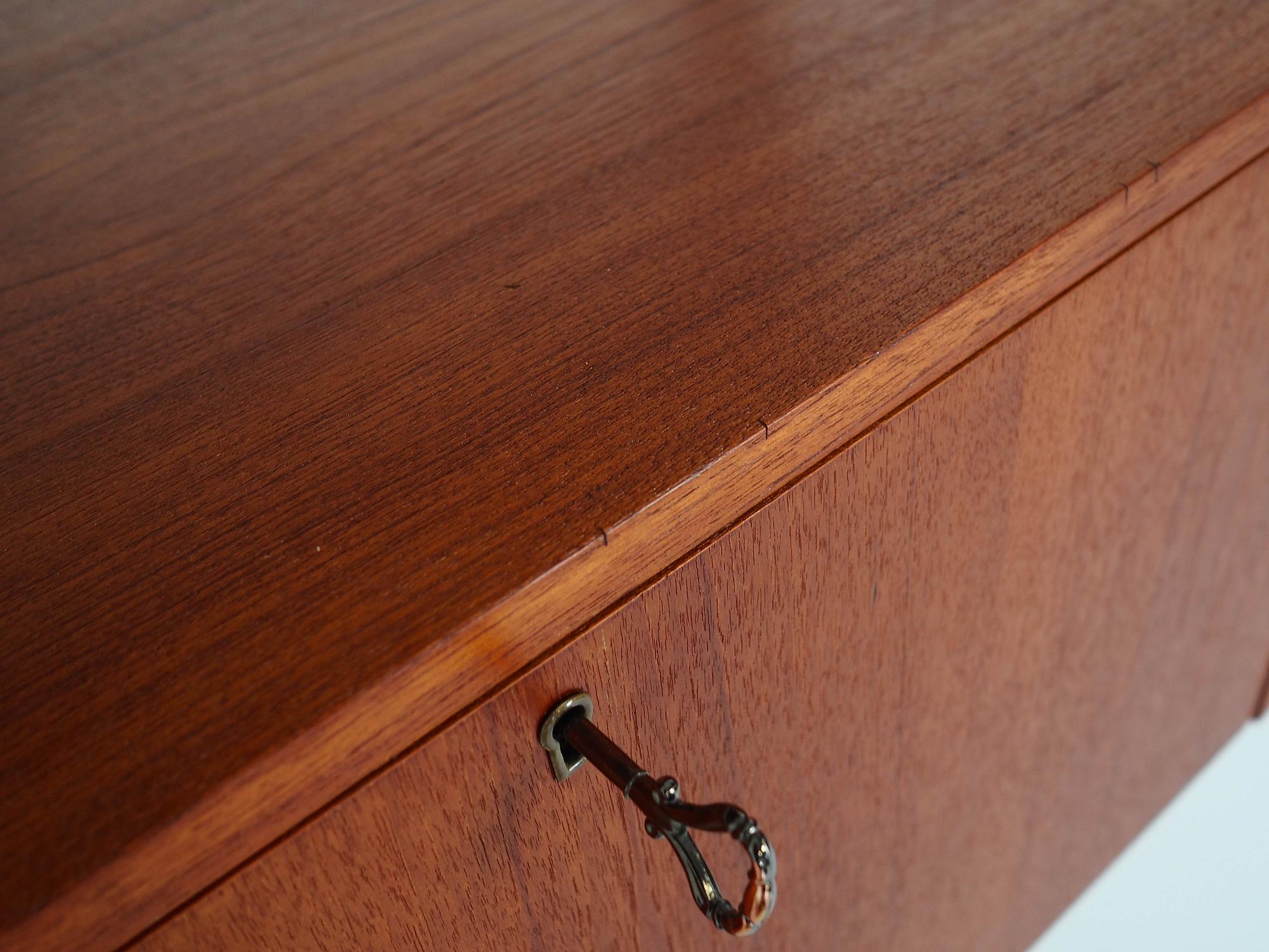 Teak shelf Brown 1960s 13