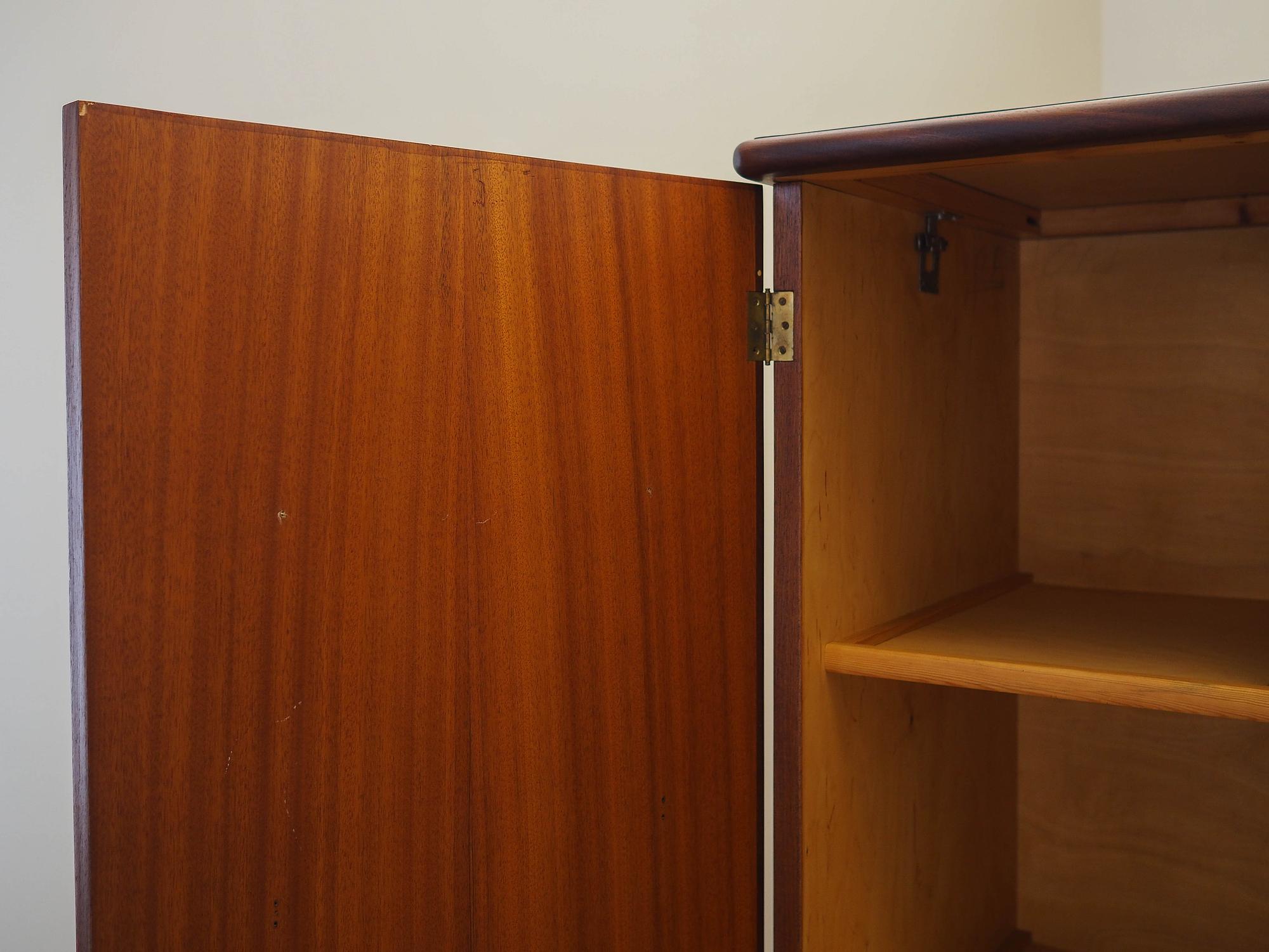 Armadio in teak anni '60 grigio marrone 13