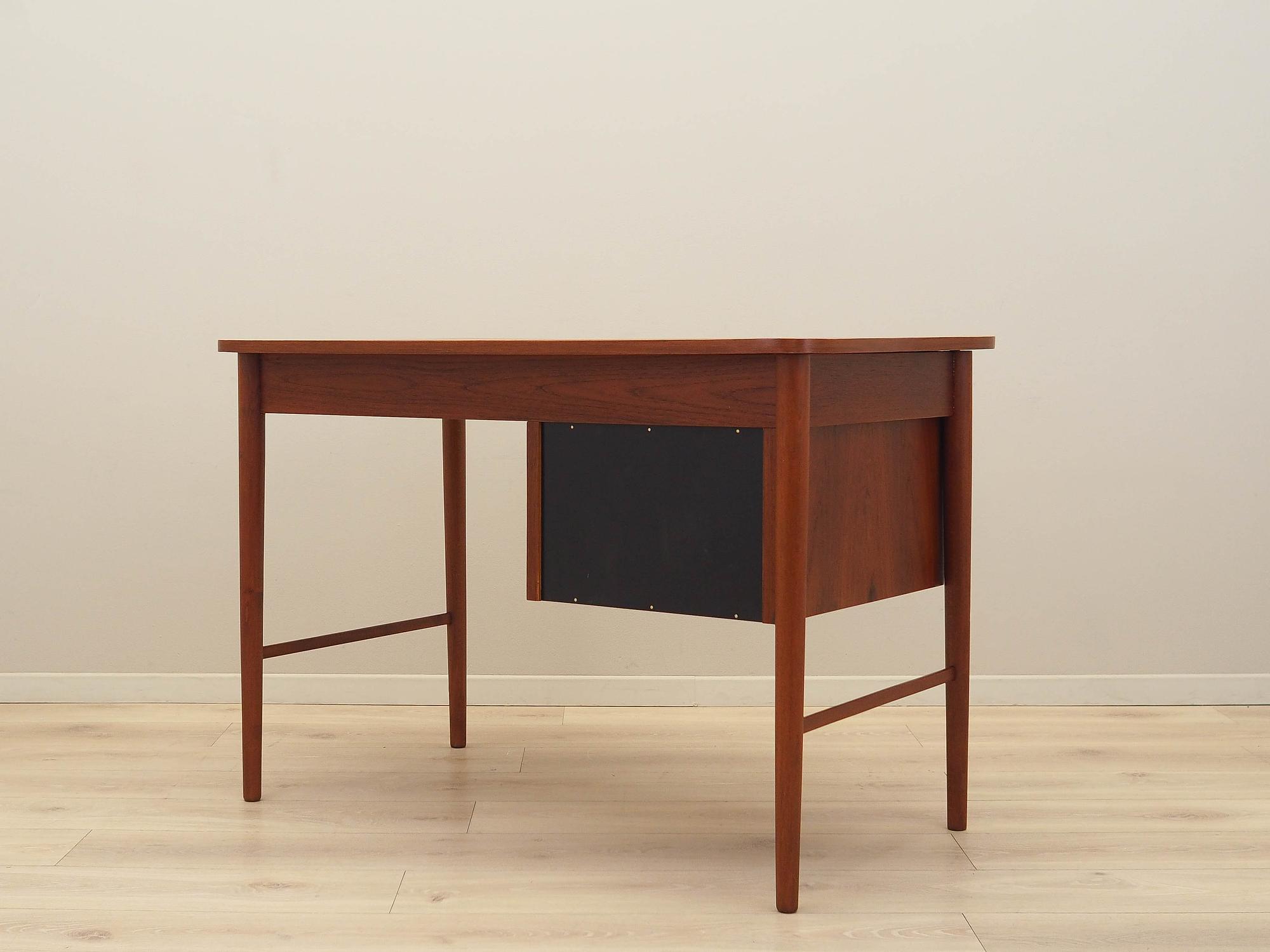 Teak desk Brown 1960s 13