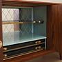 Teak sideboard brown 1970s 14