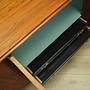 Teak sideboard brown 1970s 12