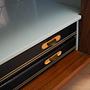 Teak sideboard brown 1970s 13