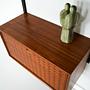 Modulregal Teakholz Braun 1960er Jahre 14