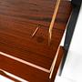 Libreria in teak marrone anni '60 10