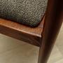 4x Chair-Set Wood Brown 1970s 13