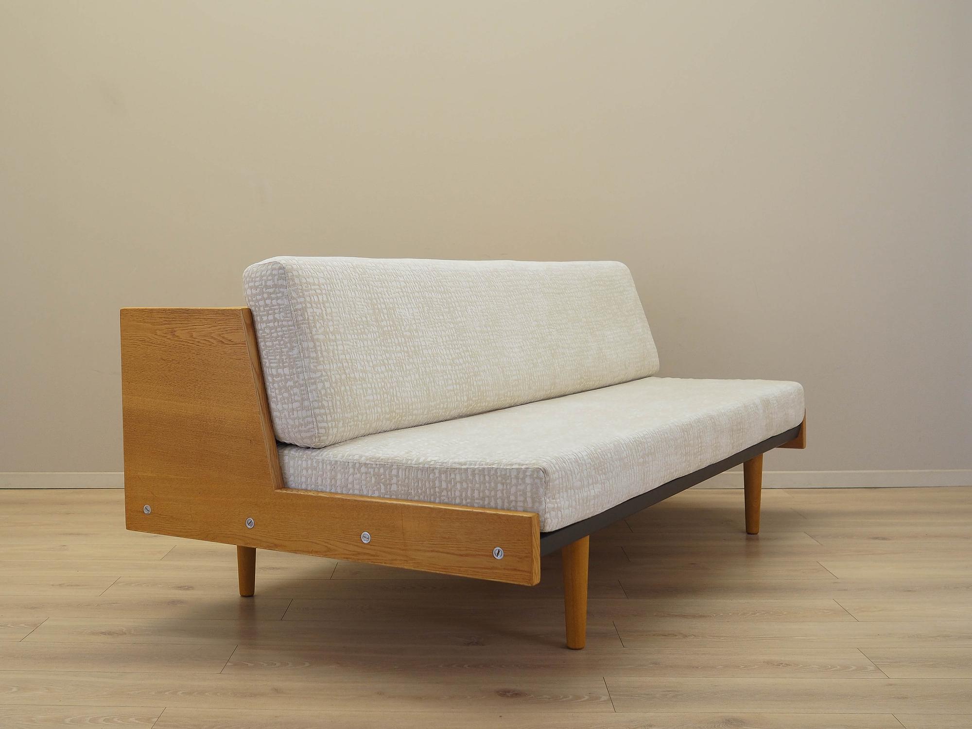 Oak sofa White Brown 1960s 13