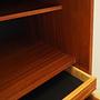 Teak sideboard brown 1970s 13
