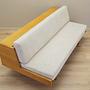 Oak sofa White Brown 1960s 14