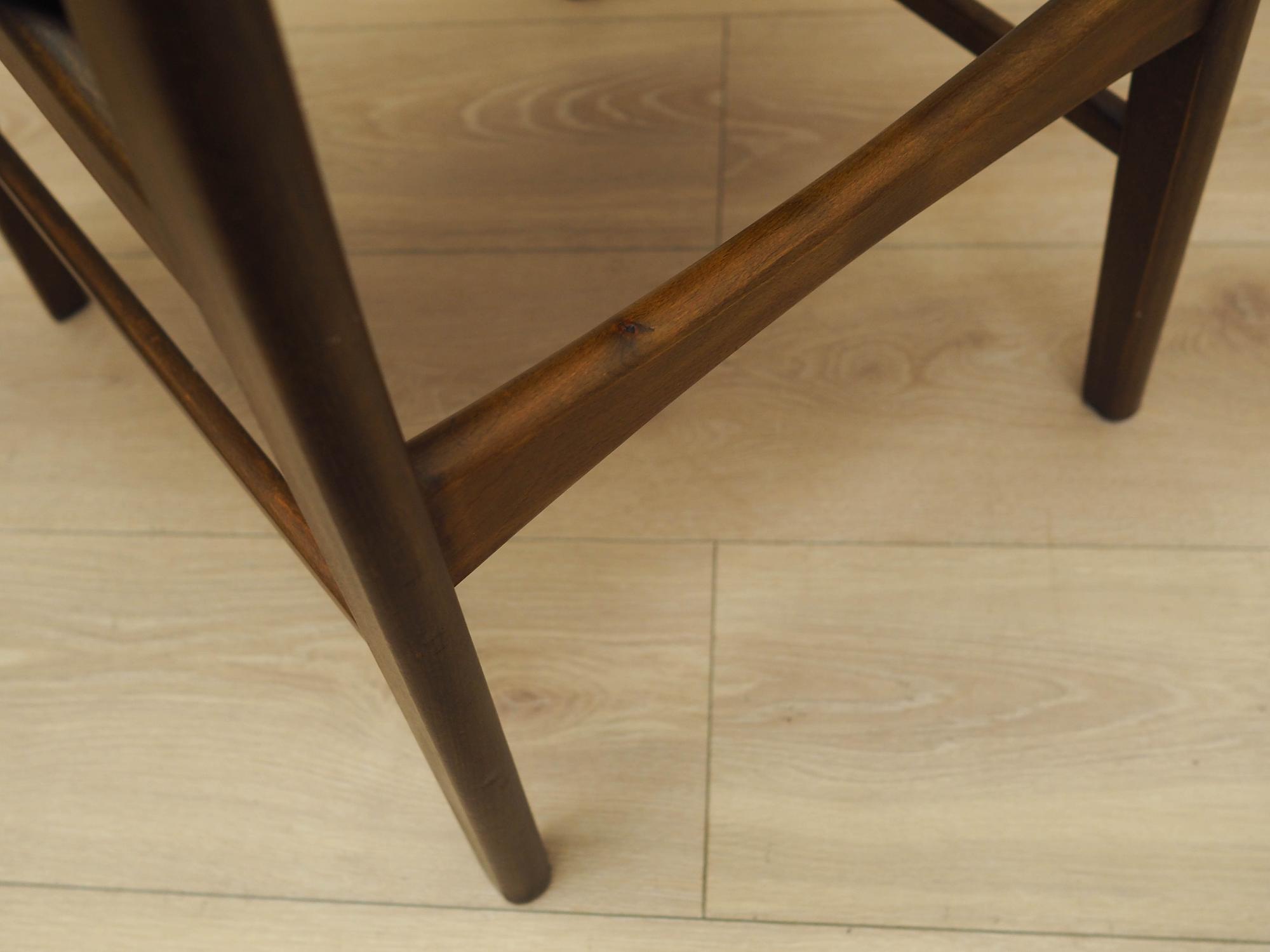 6x Chair Set Brown 1960s 12