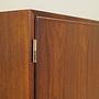 Walnut cabinet Brown 1970s 13