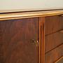 Sideboard Nussbaumholz Braun 1960er Jahre 13