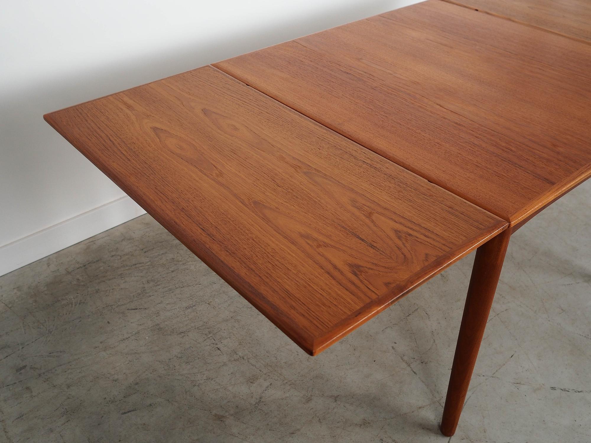 Teak table Brown 1970s 14