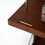 Teak wall unit brown 1960s 11
