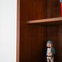Teak wall unit PS System Brown 1960s 12