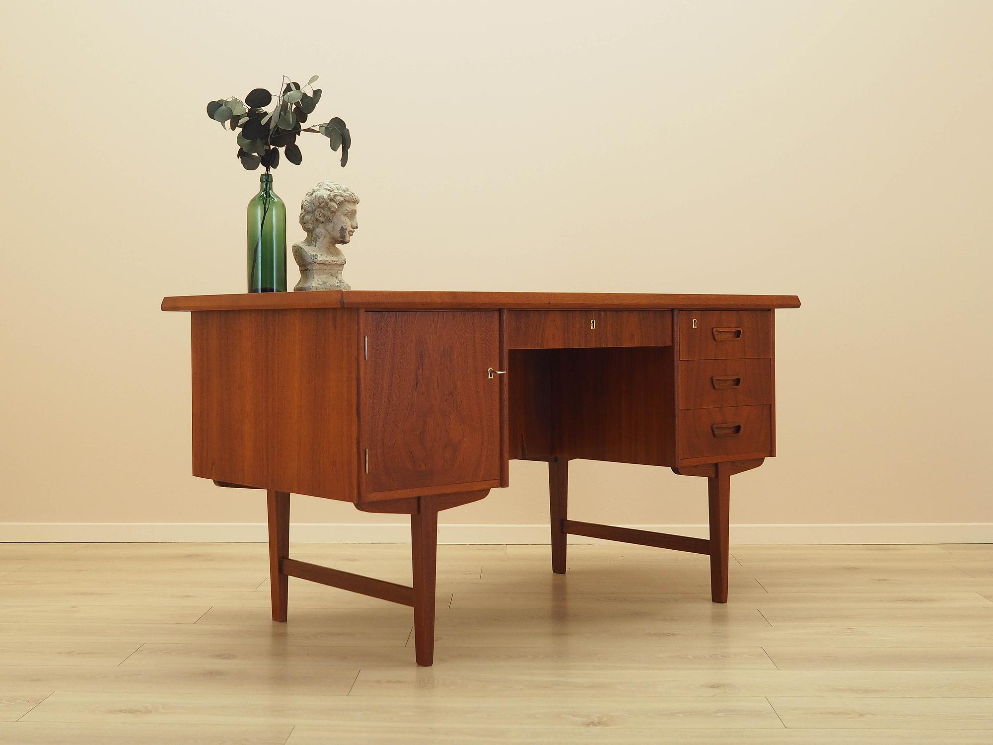Teak-Schreibtisch 1970er Jahre  5