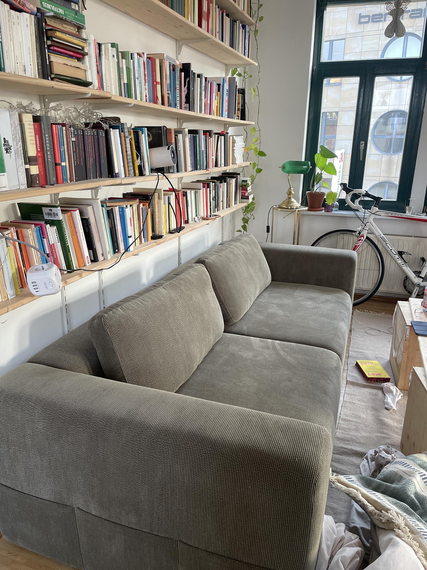 Riley Sofa 3-Seater Free Sage 2
