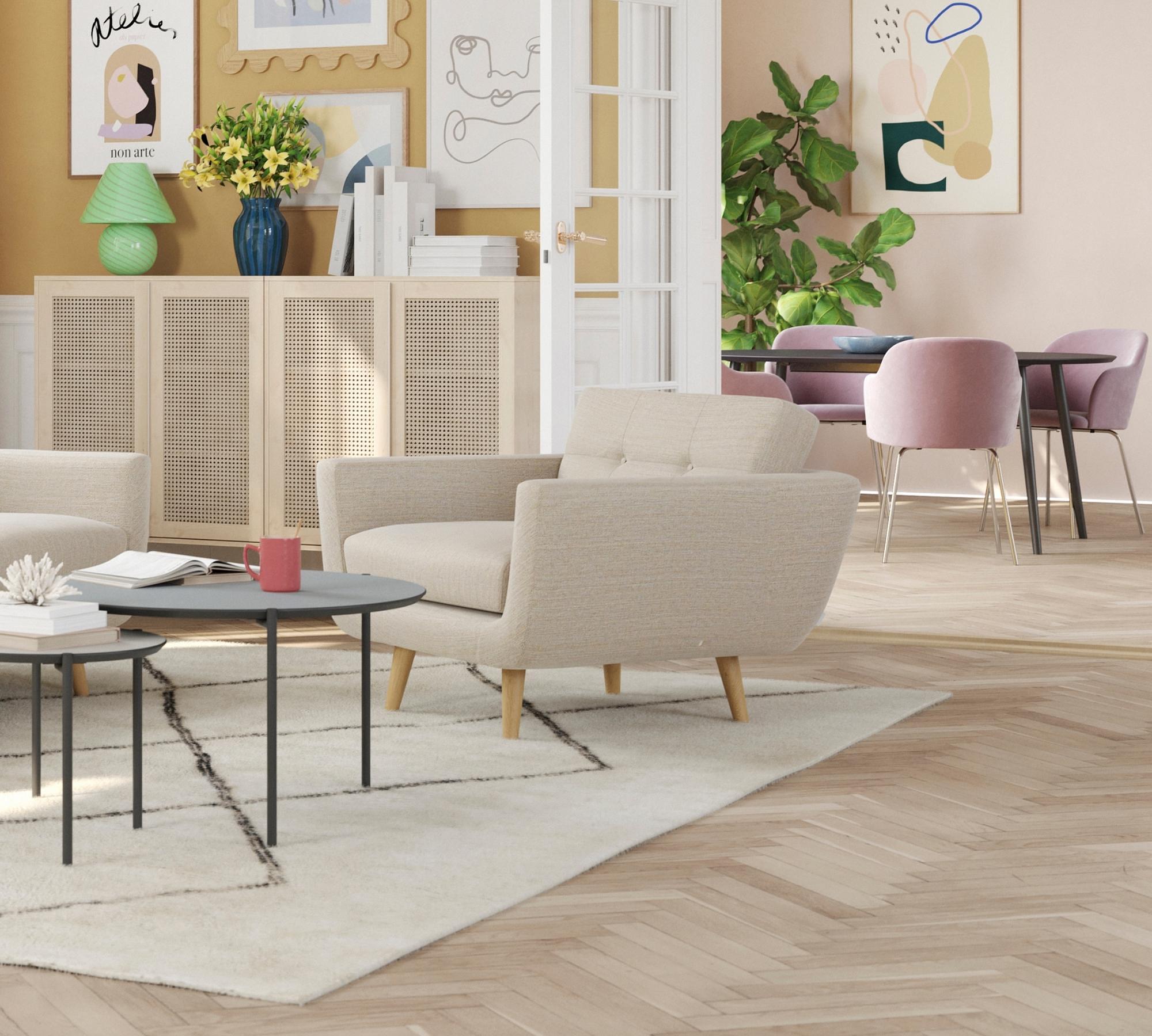 Vera Armchair Vega Sand Dune 2