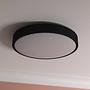 LED ceiling lights Filiz 1-bulb mixed fabric black 2