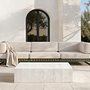 Couchtisch Niedrig Travertin Creme 0
