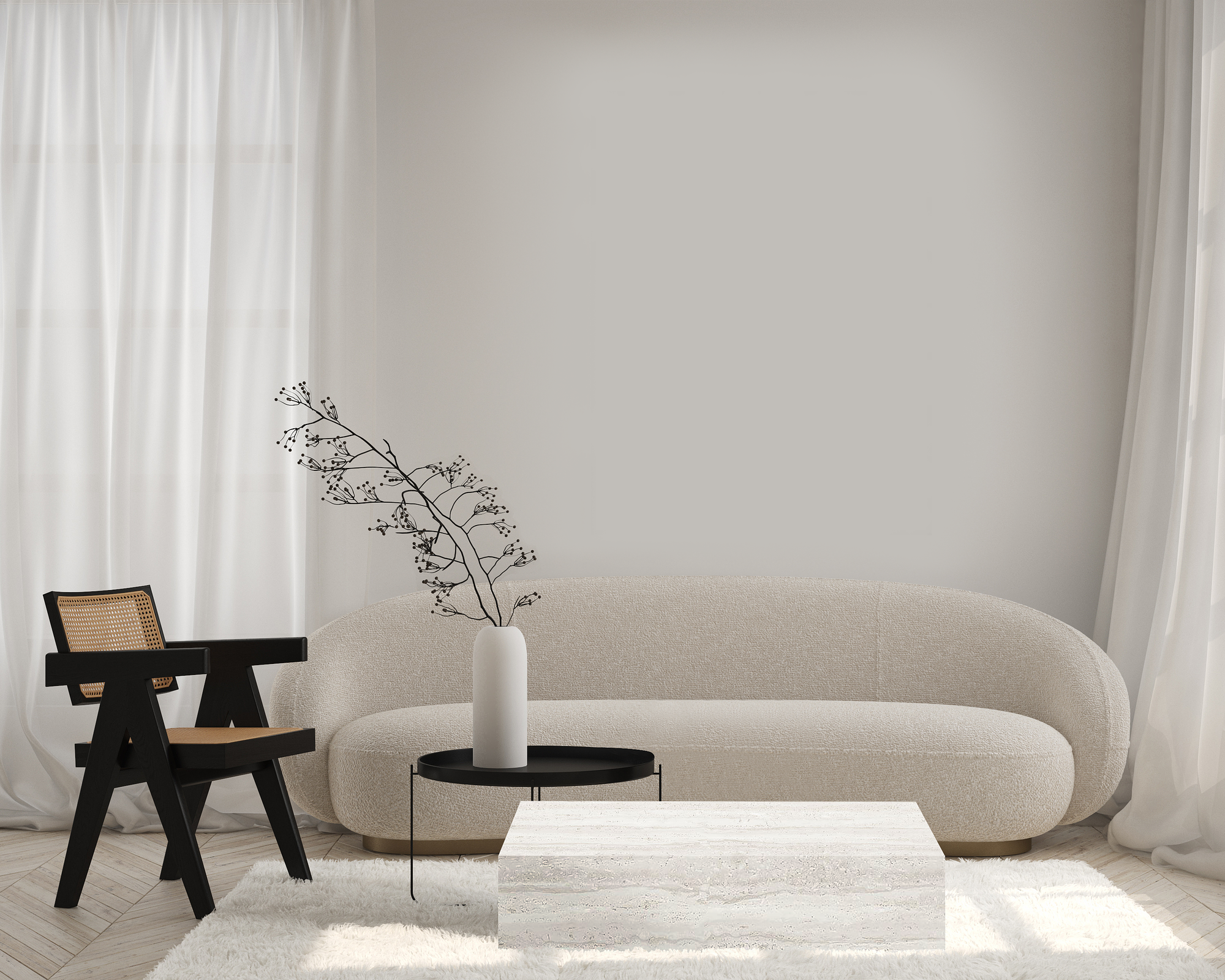 Couchtisch Niedrig Travertin Creme 6