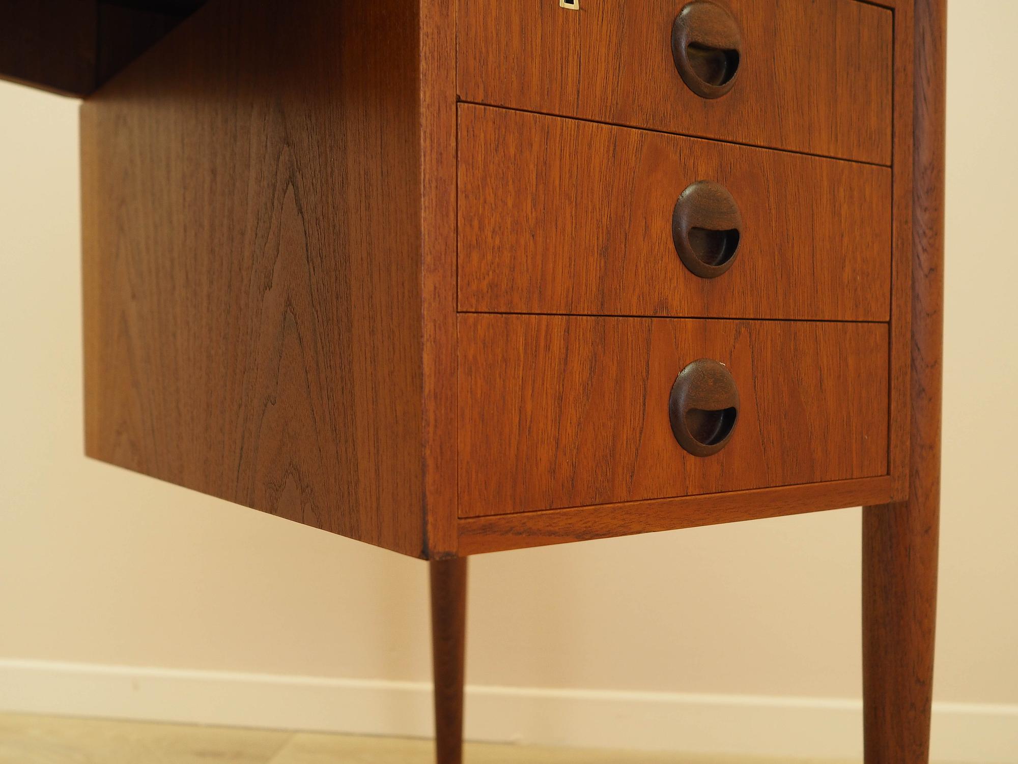 Teak desk 1970s 6