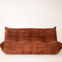 Togo Lounge-Set 5-teilig Cord Umber 9