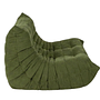 Togo 2-Sitzer Sofa Cord Lodengrün 3