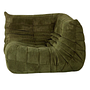 Togo Ecksofa Cord Lodengrün 0