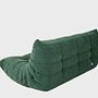 Togo Sofa 3-Sitzer Cord Tannengrün 2