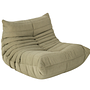 Togo Lounge Set 5-piece Corduroy Sage Green 4
