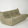 Togo Sofa 3-Sitzer Cord Salbeigrün 0