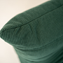 Togo Ecksofa Cord Tannengrün 2
