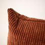 Togo Armchair and Ottoman Set Cord Sand Brown 4