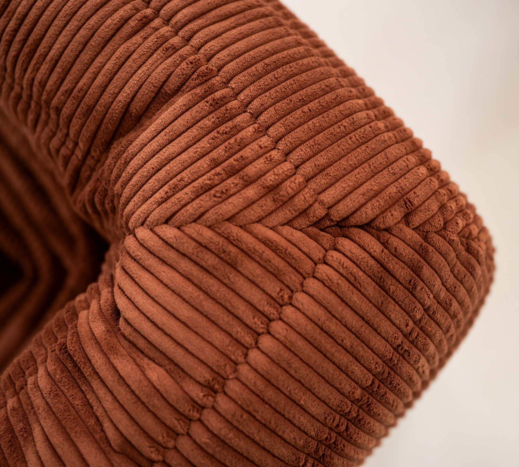 Togo Corner Sofa Cord Beige 8